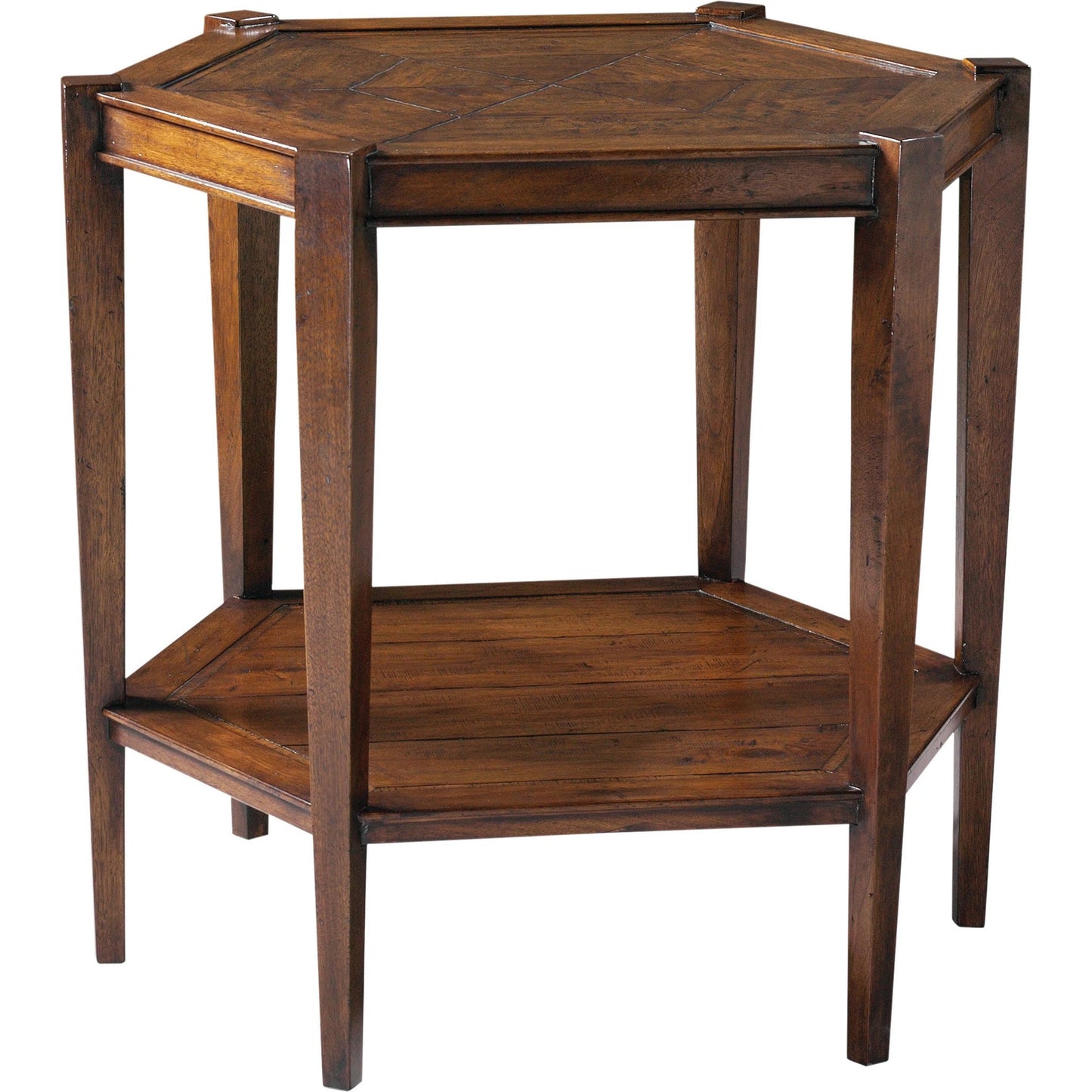 001 SI-2016221 | Additional Silo | Dudley Hexagonal Lamp Table by Maitland-Smith. Made from unique in a traditional style.