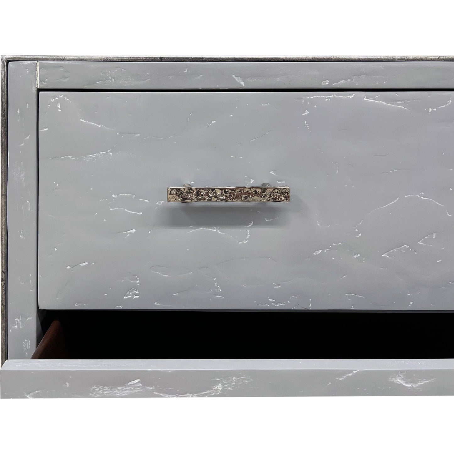 007 SI-2016281 | Closeup | San Juan Chest of Drawers by Maitland-Smith in mist. Made from unique in a modern style.