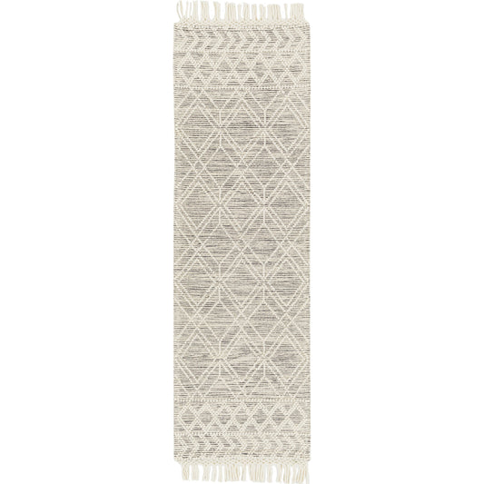 Hemingway Rug - 30194 by Livabliss in cream, black. Made from 70% wool, 30% polyester in a unique style.