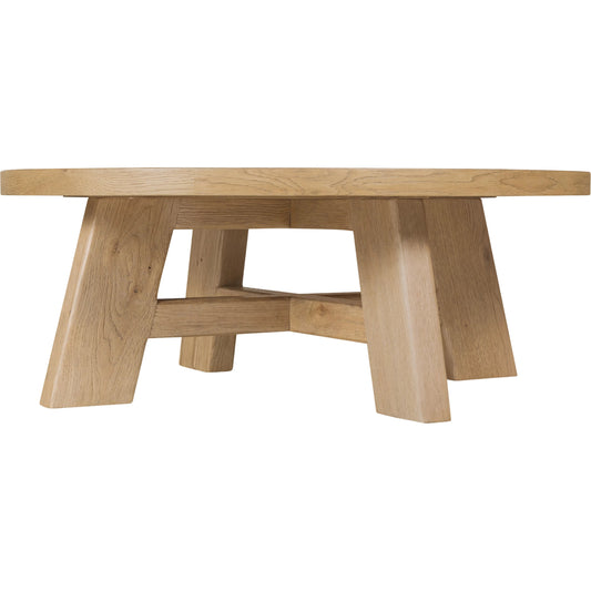 001 SI-2458484 | Primary Silo | Driftwood Round Cocktail Table by Hooker Furniture. Made from unique in a transitional style.