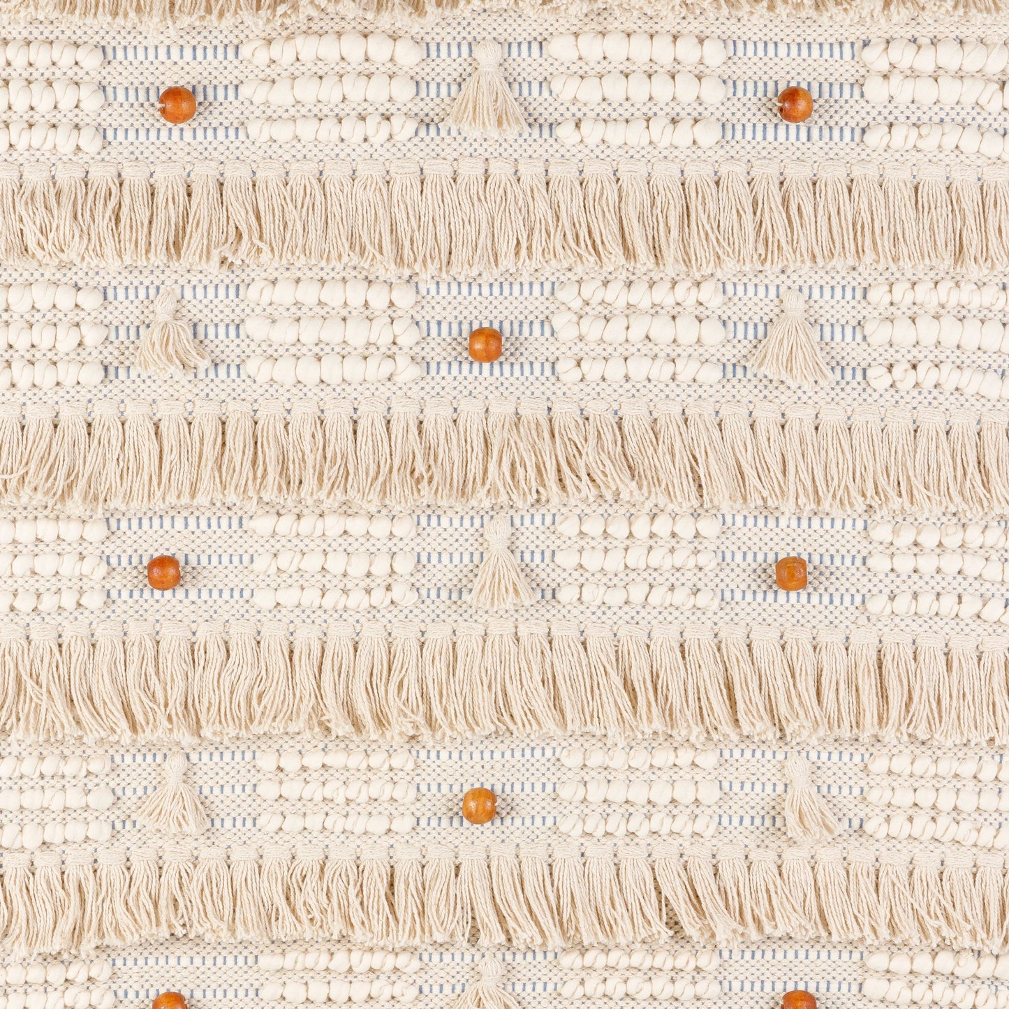 002 SI-1882500 | Additional Silo | Helena by Surya in light beige, pale blue. Made from 100% cotton, 100% wood in a eclectic & global style.