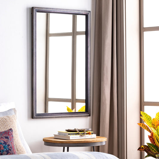 Hanover - 27418 by Surya in gray and distressed,inlaid. Made from metal, wood, manufactured wood in a traditional style.