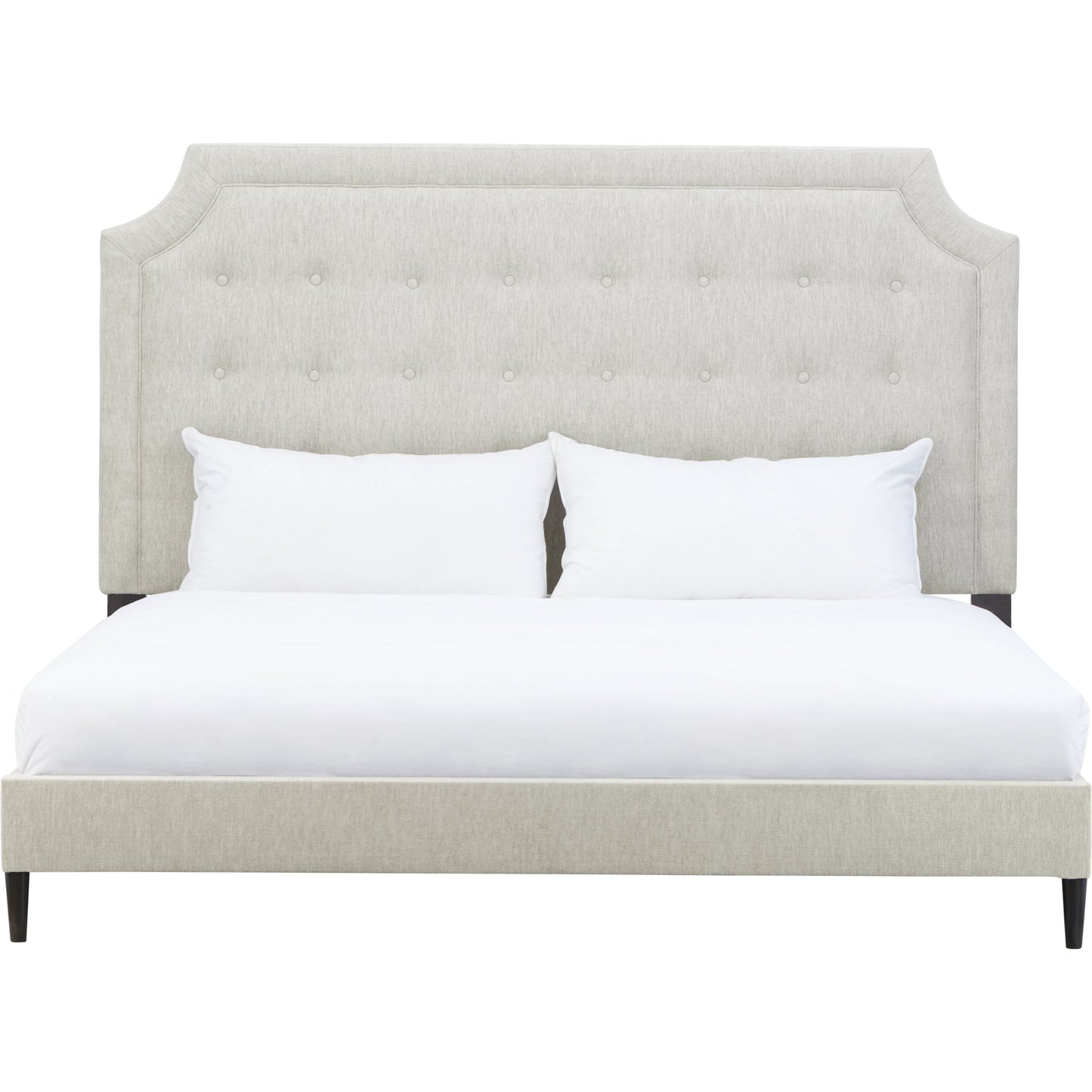 005 SI-2130641,SI-2130642 | Primary Silo | Zest Scooped Welt Upholstered Bed by Zest. Made from mdf, partical board in a modern style.
