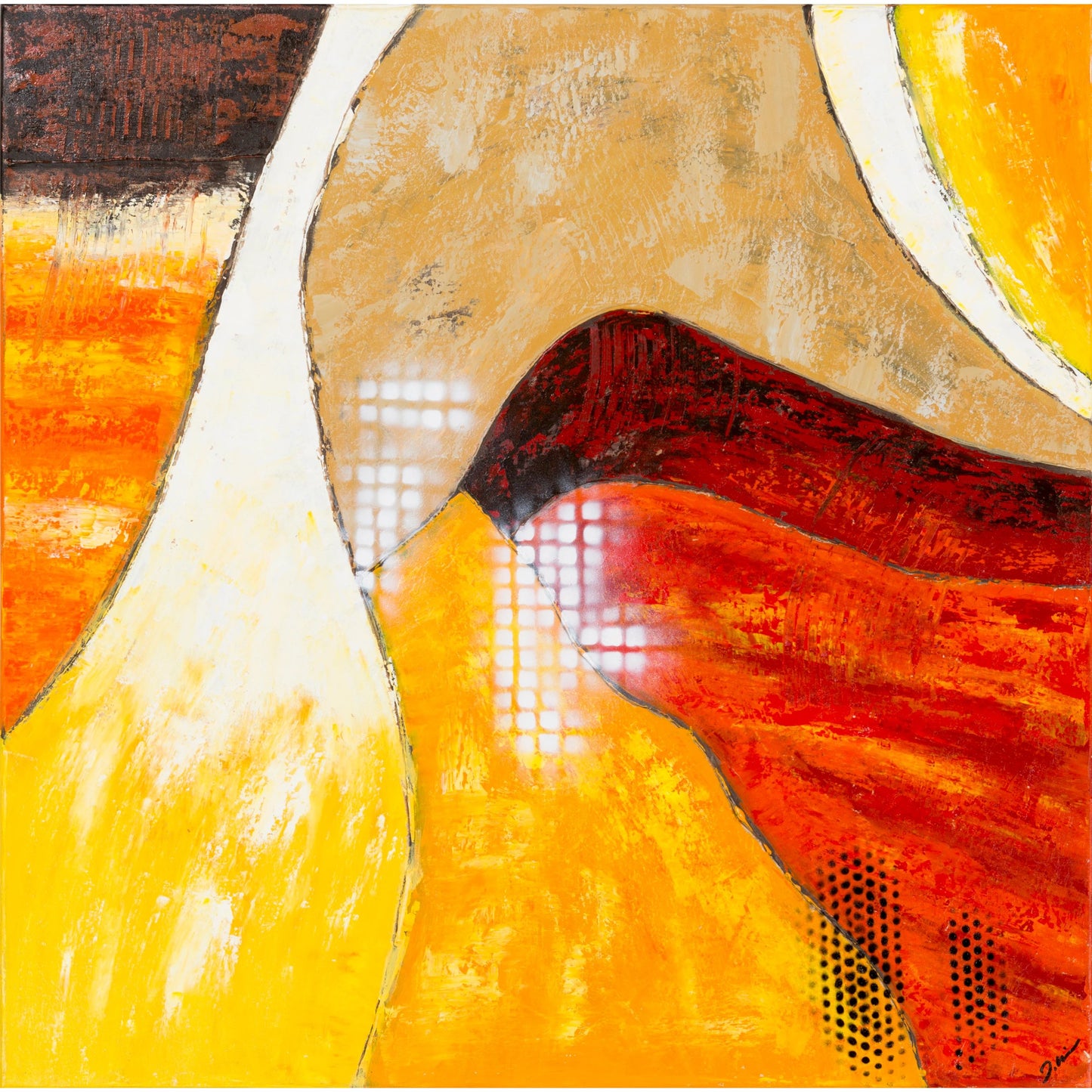 001 SI-2052742 | Primary Silo | Wall Decor - 493809 by Surya in yellow. Made from main: canvas in a modern style.