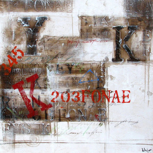 Wall Decor - 493662 by Surya in brown. Made from main: canvas in a modern style.