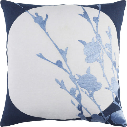 Harvest Moon Pillow - 27339 by Surya. Made from front: 100% linen, back: 100% linen in a modern style.
