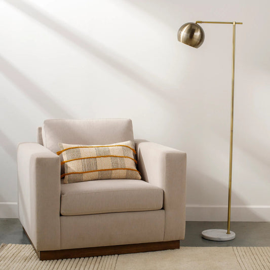 Hartford - 31038 by Livabliss in body: metallic - brass, base: white, shade (outside): metallic - brass, shade (inside): white, cord: translucent and polished. Made from shade (outside): metal, shade (inside): metal, body: meta