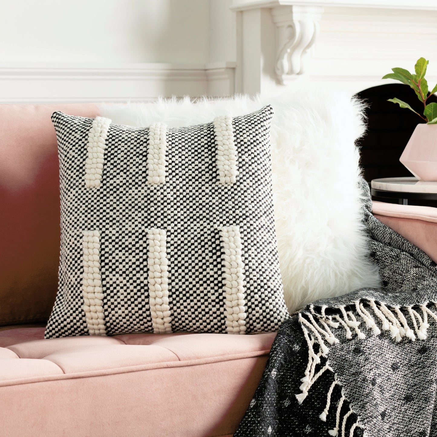 005 SI-1882343,SI-1882344,SI-1882345,SI-1882346,SI-1882347,SI-1882348 | Lifestyle | Harlow Pillow - 18591 by Surya. Made from unique in a eclectic & global style.