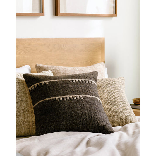 Harry Accent Pillow - 533793 by Surya. Made from wool, cotton in a modern style.