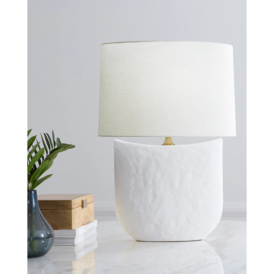 Cenotes Table Lamp by Visual Comfort & Co.. Made from ceramic in a modern style.