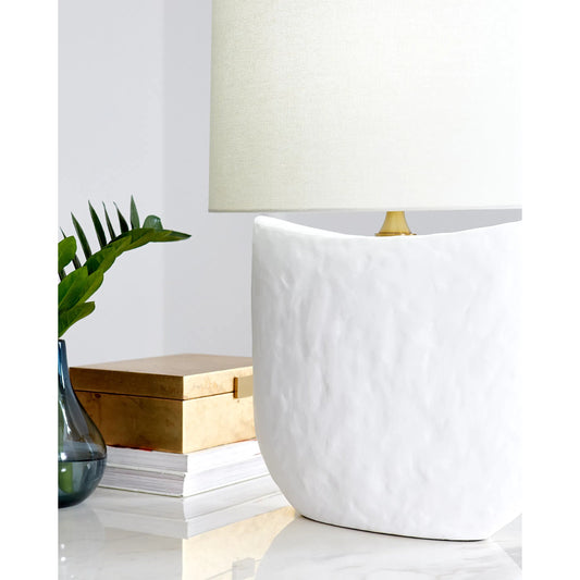 Cenotes Table Lamp by Visual Comfort & Co.. Made from ceramic in a modern style.
