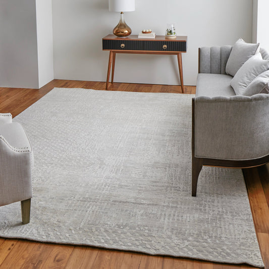 Eastfield Rug - 69ABF by Feizy in ivory. Made from viscose, wool in a unique style.