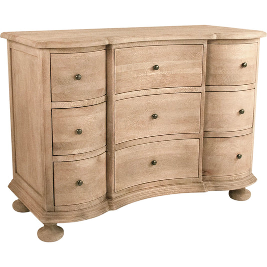 Frances Dresser by Zentique in ash grey oak. Made from oak in a transitional style.