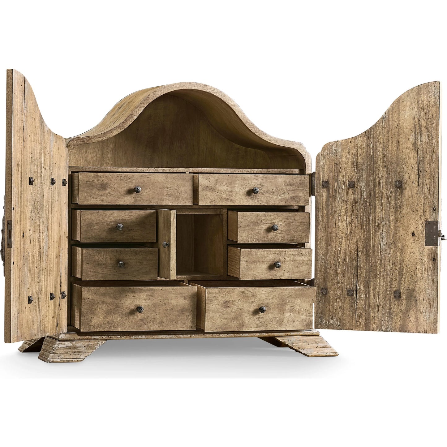 002 SI-2462573 | Additional Silo | Caldera Box Cabinet by Jonathan Charles in light spain painted walnut. Made from acacia veneer in a traditional style.