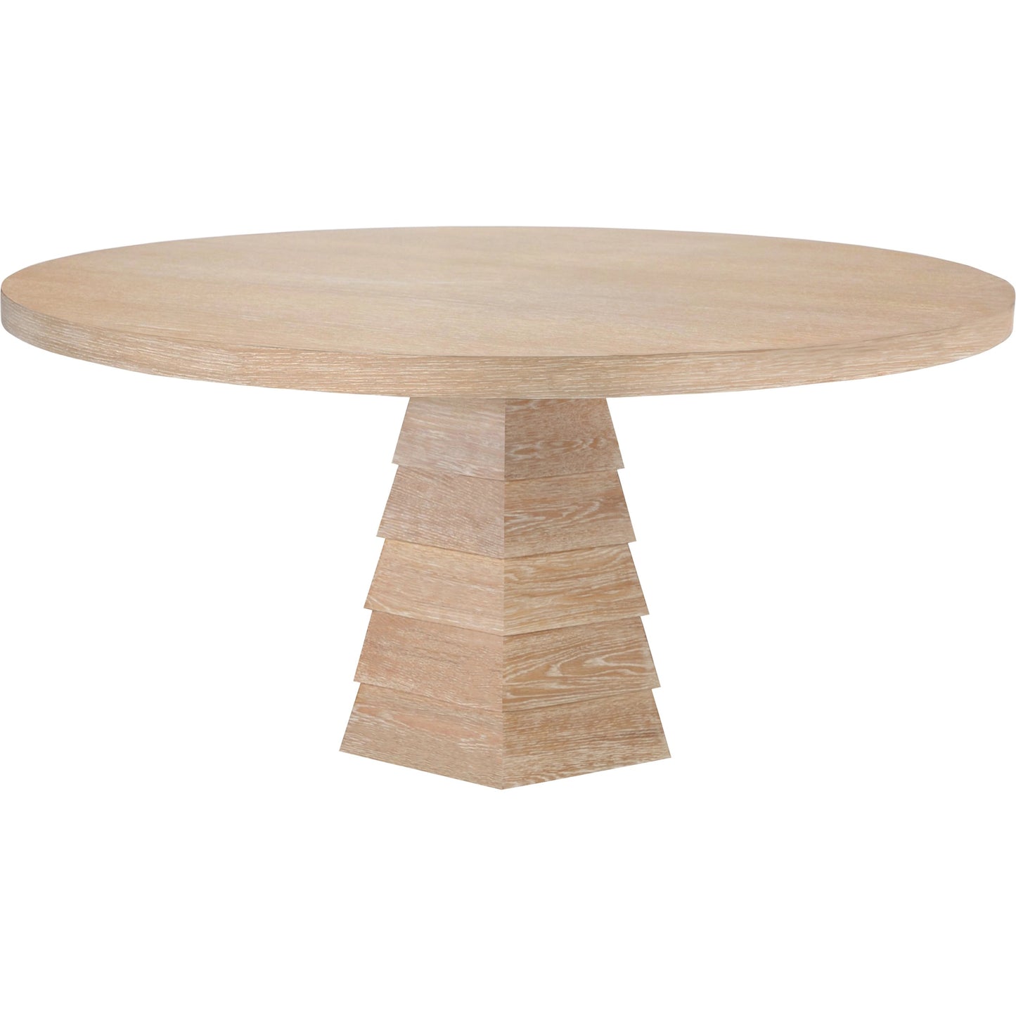 002 SI-2018963 | Additional Silo | Hugo Dining Table by Worlds Away in cerused oak. Made from unique in a modern style.