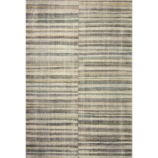 Humphrey HUM-01 Rug by Chris Loves Julia x Loloi in natural, moss. Made from 100% polyester in a unique style.