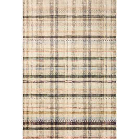 Humphrey HUM-02 Rug by Chris Loves Julia x Loloi in ivory, multi. Made from 100% polyester in a unique style.