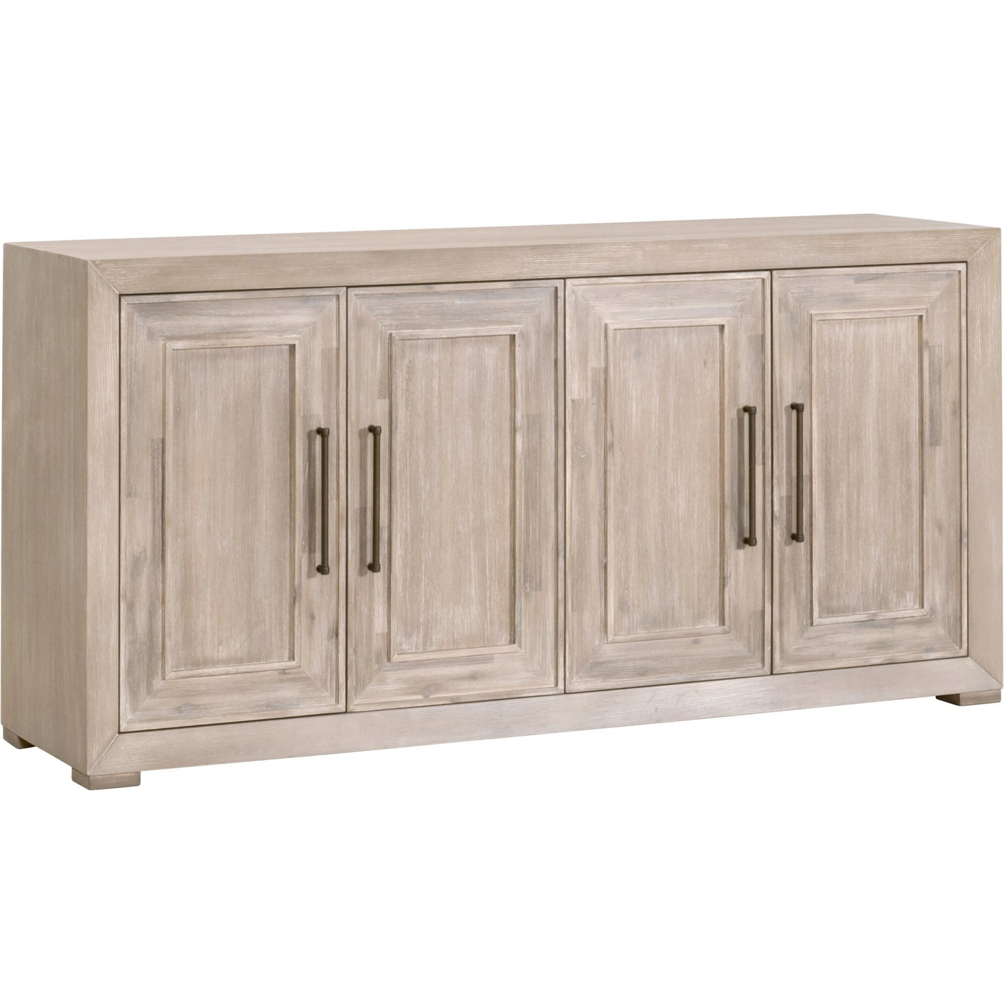 001 SI-2021717 | Additional Silo | Hunter Media Sideboard by Essentials For Living in natural gray acacia. Made from solid acacia wood, acacia veneer, mdf in a transitional style.