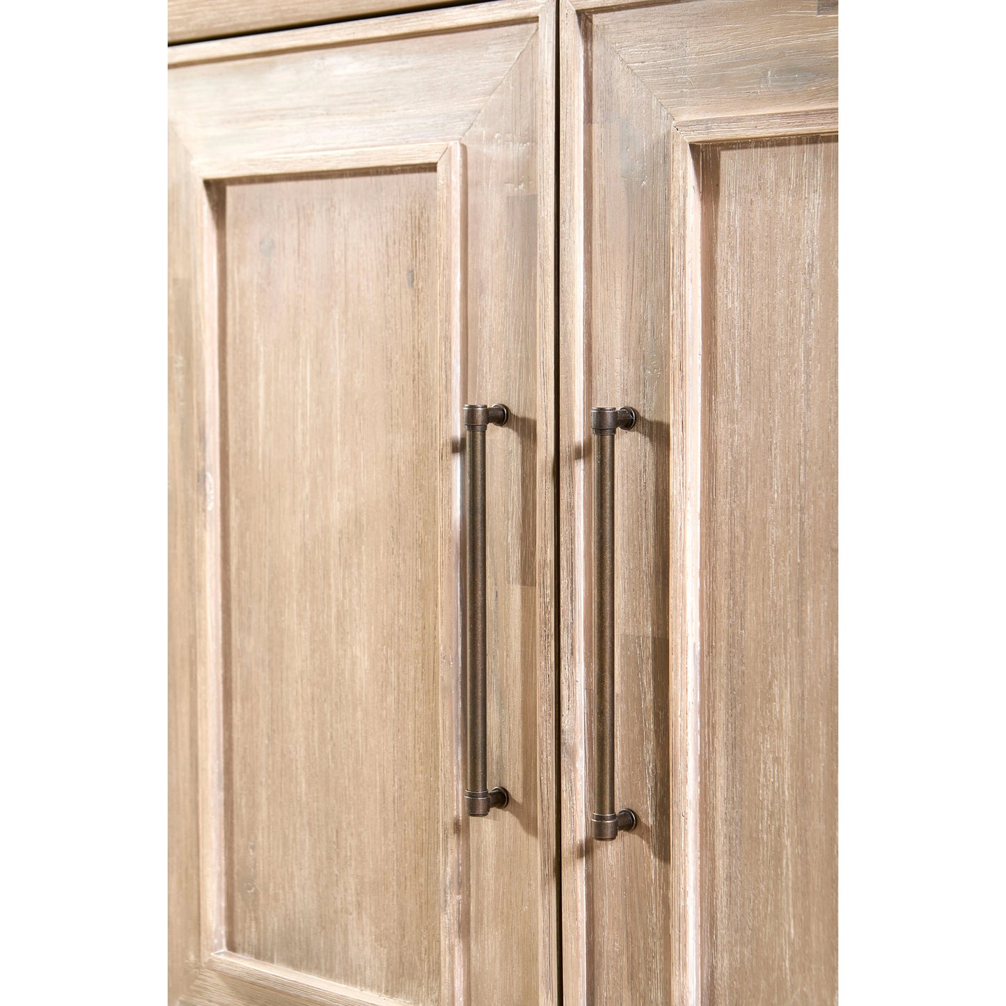 008 SI-2021717 | Additional Silo | Hunter Media Sideboard by Essentials For Living in natural gray acacia. Made from solid acacia wood, acacia veneer, mdf in a transitional style.