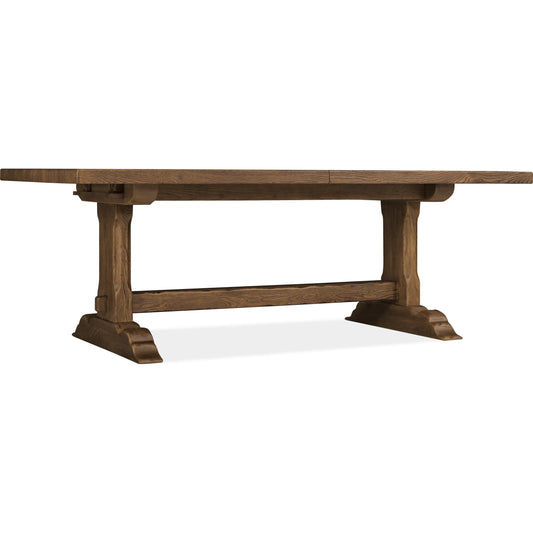 Driftwood Rectangle Dining Table with Two 20-inch Leaves by Hooker Furniture. Made from unique in a transitional style.