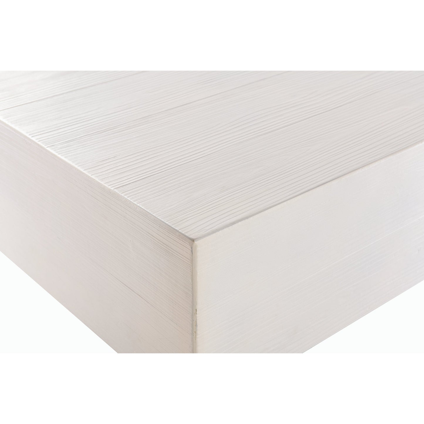 004 SI-2167264 | Closeup | GRFC Outdoor Faux Bois Coffee Table by Sunset West in bone. Made from gfr concrete in a modern style.