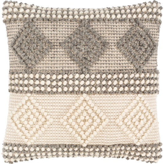 001 SI-1882671,SI-1882672 | Primary Silo | Hygge Pillow - 32572 by Livabliss. Made from 50% cotton, 50% wool, 100% cotton in a eclectic & global style.