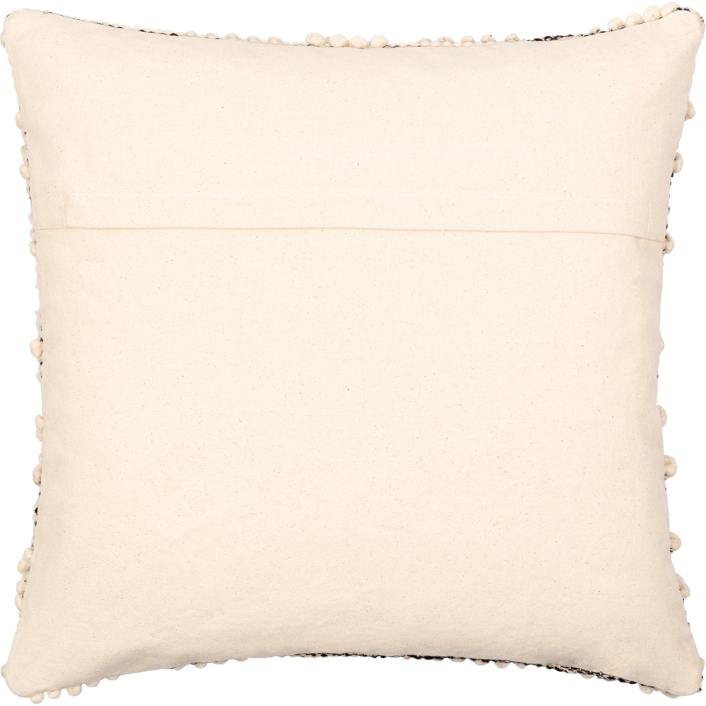 002 SI-1882679,SI-1882680 | Additional Silo | Hygge Pillow - 25994 by Livabliss in black, cream. Made from 40% cotton, 30% polyester, 30% wool, 100% cotton in a eclectic & global style.
