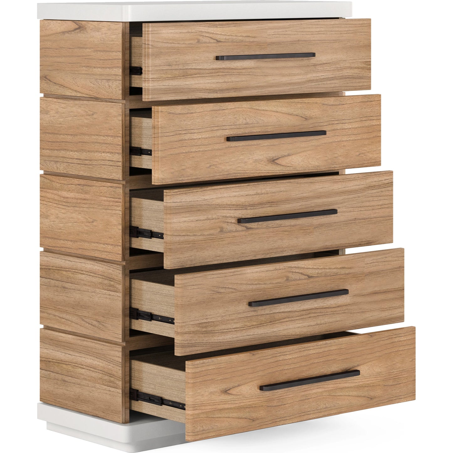 003 SI-2065166 | Additional Silo | Portico Drawer Chest by A.R.T. Furniture in sienna, white plaster. Made from parawood solids, mindi veneers in a modern style.