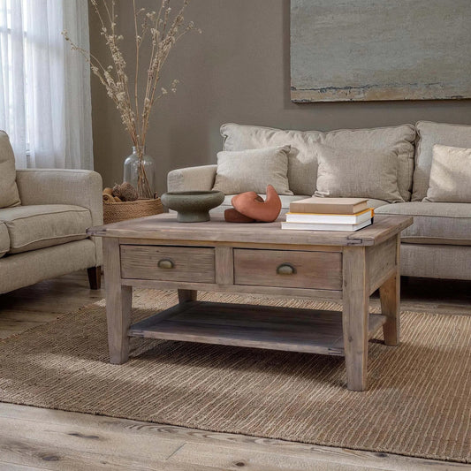 Irish Coast Small Coffee Table by LH Imports in sundried. Made from unique in a traditional style.