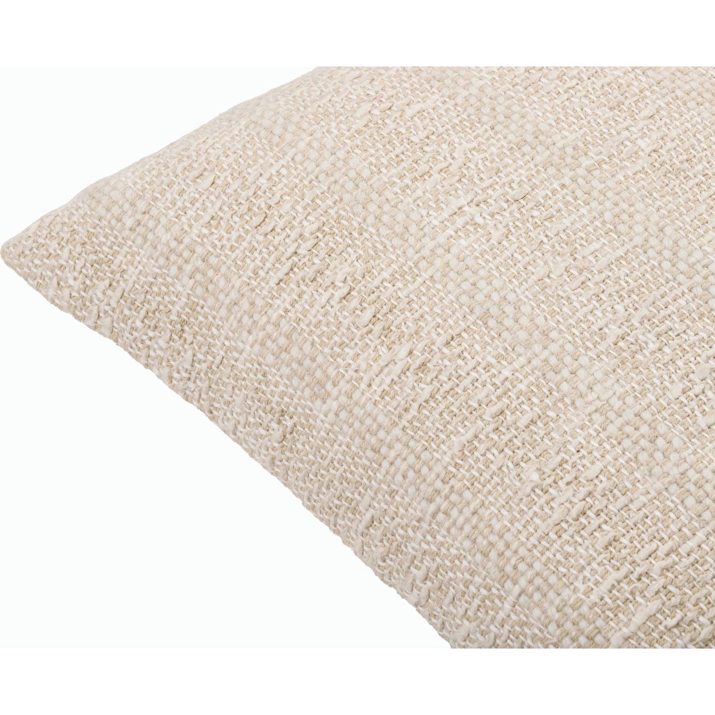 002 SI-2165331,SI-2165332,SI-2165333,SI-2165334,SI-2165335,SI-2165336 | Closeup | Nicki Accent Pillow - 534383 by Surya in pearl, off-white, white, ash. Made from cotton, linen in a modern style.