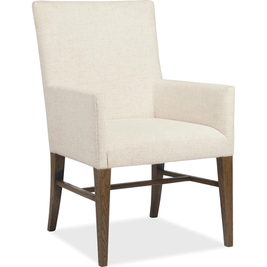Driftwood Upholstered Arm Chair by Hooker Furniture in beige. Made from unique in a transitional style.