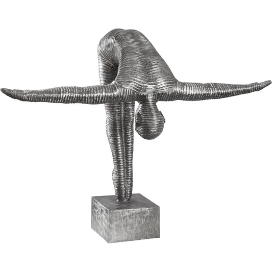 Diving Sculpture by Phillips Collection in aluminum. Made from unique in a eclectic & global style.