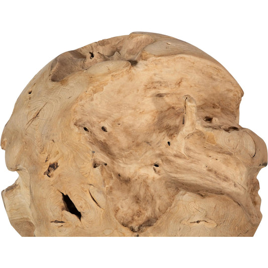 Bleached Teak Wood Ball by Phillips Collection in beige and bleached. Made from wood, teak in a eclectic & global style.