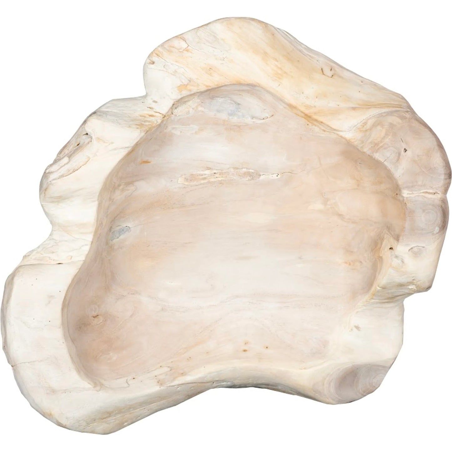 002 SI-2299855 | Additional Silo | Wood Bowl by Phillips Collection in beige and bleached. Made from wood in a cottage & farmhouse style.