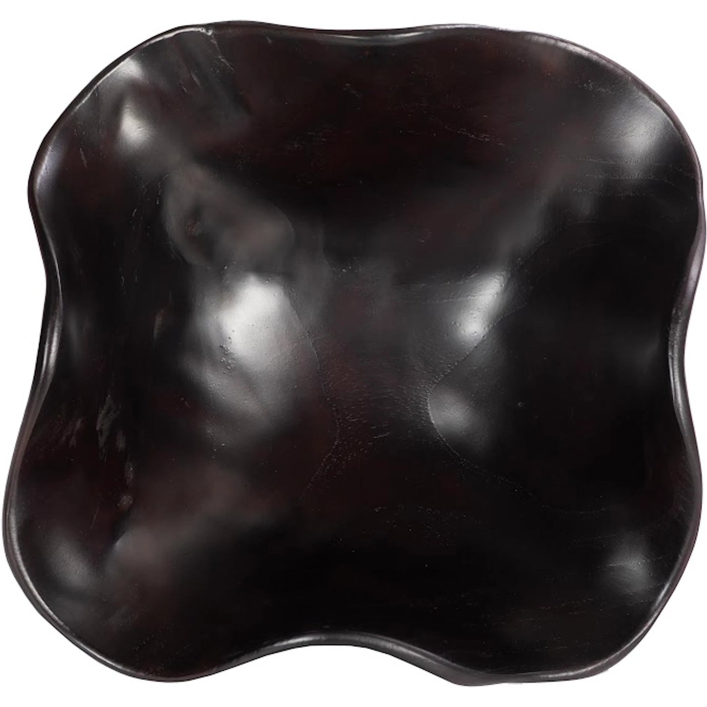 004 SI-2299828 | Additional Silo | Teak Black Wood Bowl by Phillips Collection in black. Made from wood, teak in a modern style.