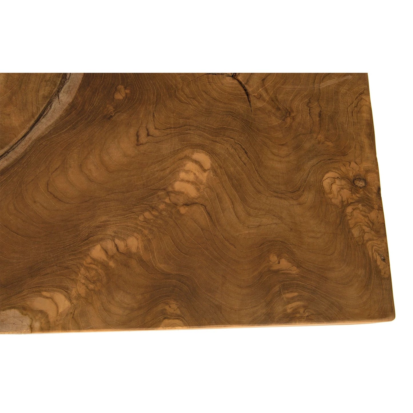 003 SR-939661 | Additional Silo | Teak Puzzle Side Table by Phillips Collection in brown, silver. Made from wood, teak metal, stainless steel in a eclectic & global style.
