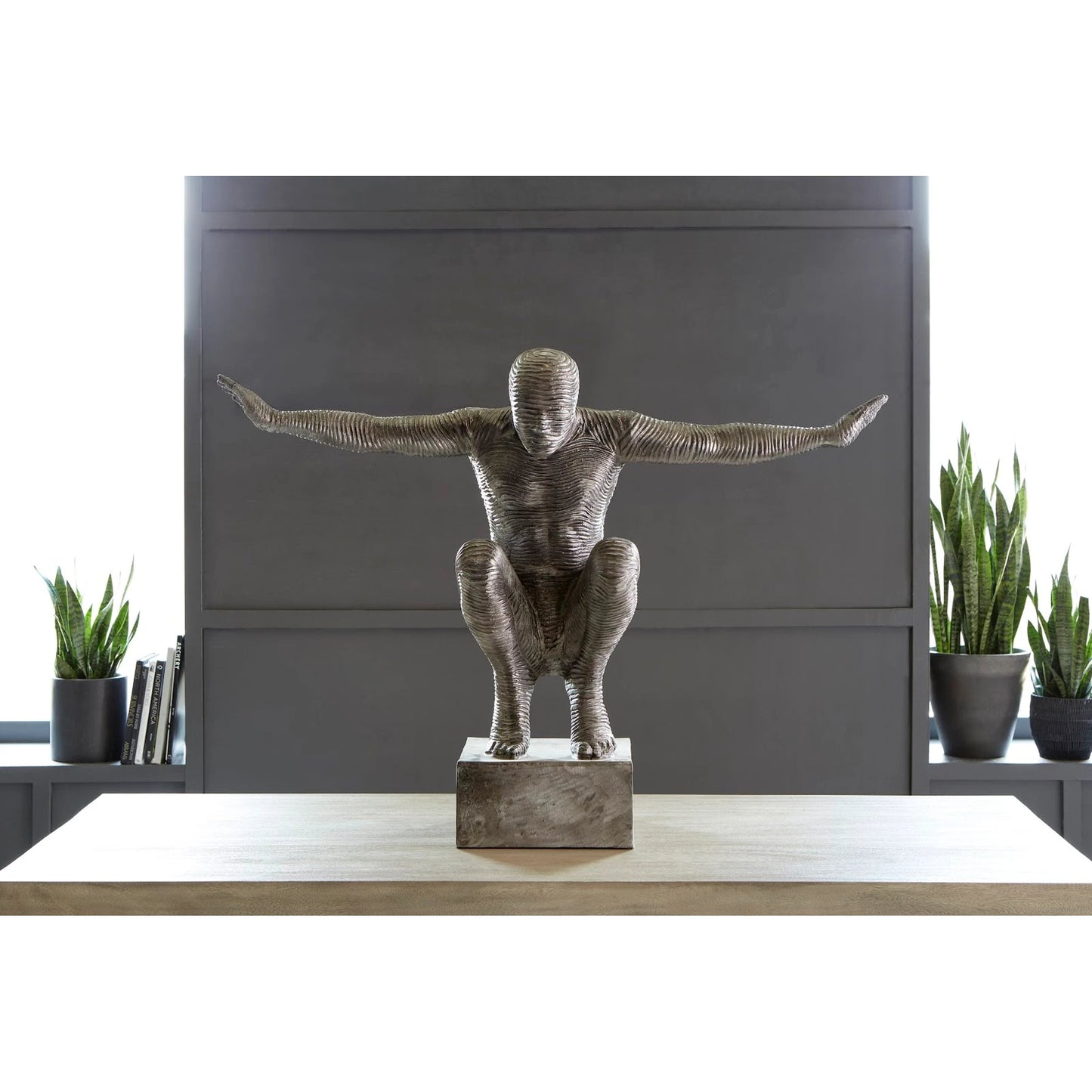 005 SR-939567 | Lifestyle | Outstretched Arms Sculpture by Phillips Collection. Made from unique in a eclectic & global style.