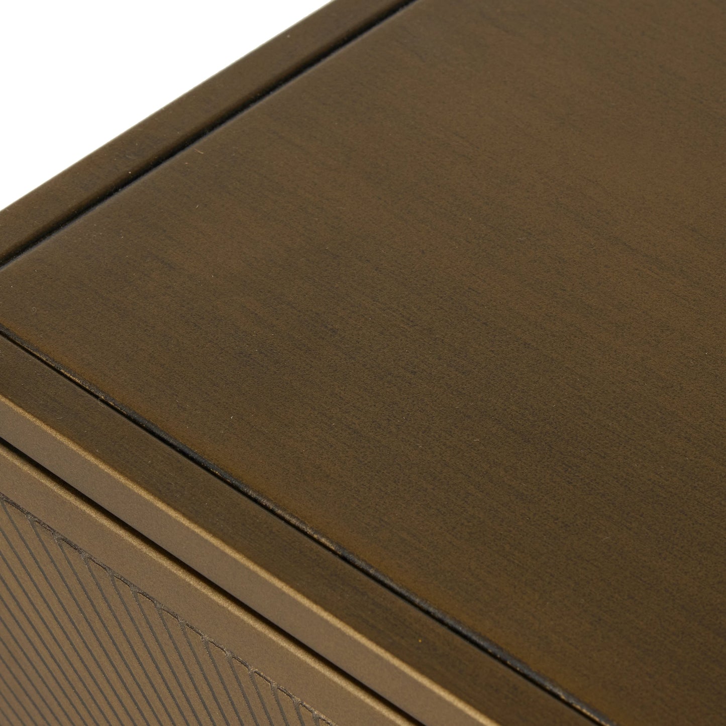 015 SR-369246 | Additional Silo | Sunburst Sideboard by Four Hands in sunburst etched aged brass, gunmetal, aged brass and sunburst etched aged brass pc, gunmetal, aged brass pc. Made from iron in a modern style.
