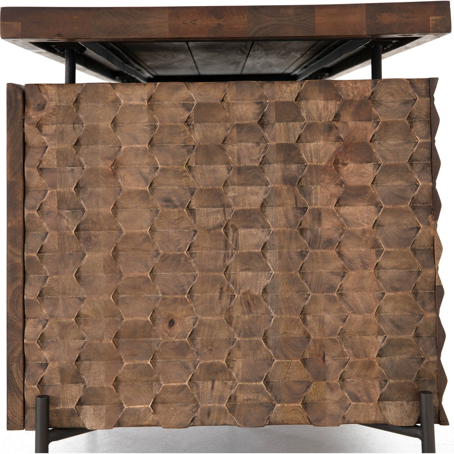009 SI-1716450 | Additional Silo | Raffael Desk by Four Hands. Made from solid mango, iron in a eclectic & global style.