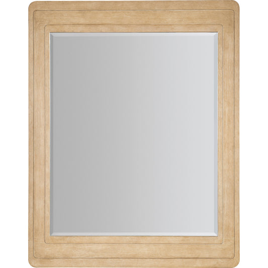 Retreat Landscape Mirror by Hooker Furniture in dune. Made from oak veneers, mirror in a cottage & farmhouse style.