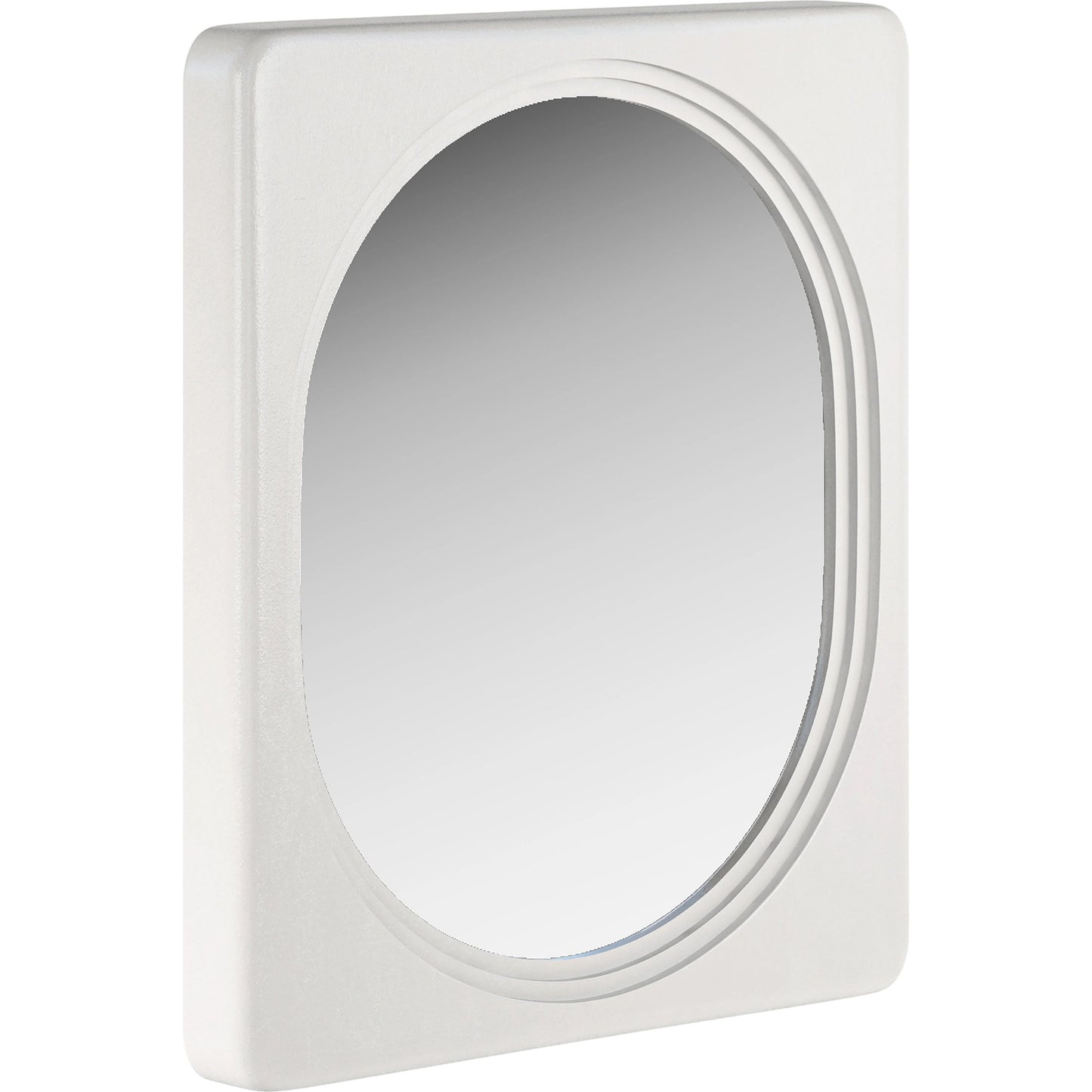 001 SI-2065171 | Additional Silo | Portico Landscape Mirror by A.R.T. Furniture in white plaster. Made from parawood solids, resin, glass in a modern style.