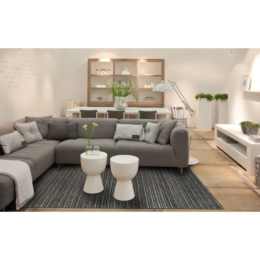 Morisco Transitional Stripes Rug - 8403F by Feizy in brown, ivory. Made from wool in a unique style.