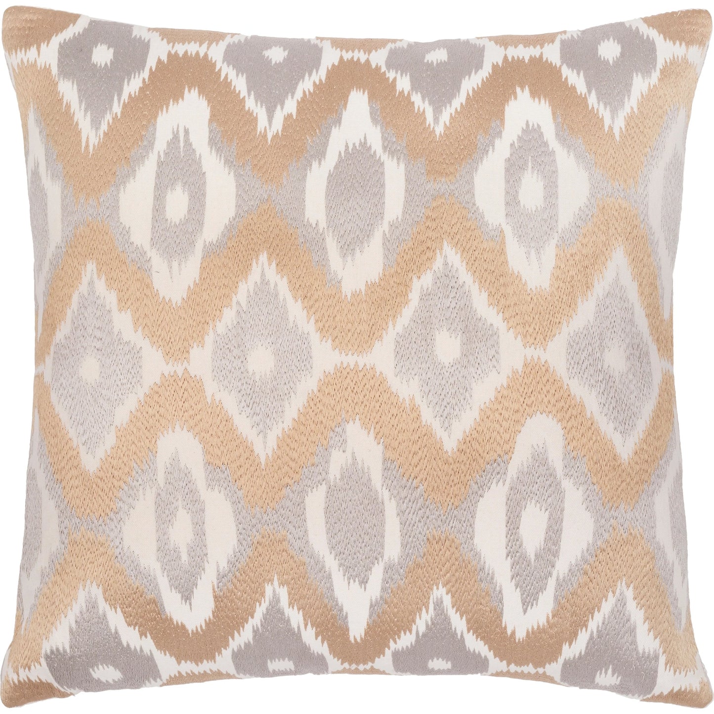 002 SI-1882752,SI-1882753,SI-1882754,SI-1882755,SI-1882756,SI-1882757 | Additional Silo | Ikat Luxe Pillow - 23235 by Surya. Made from 100% cotton in a eclectic & global style.