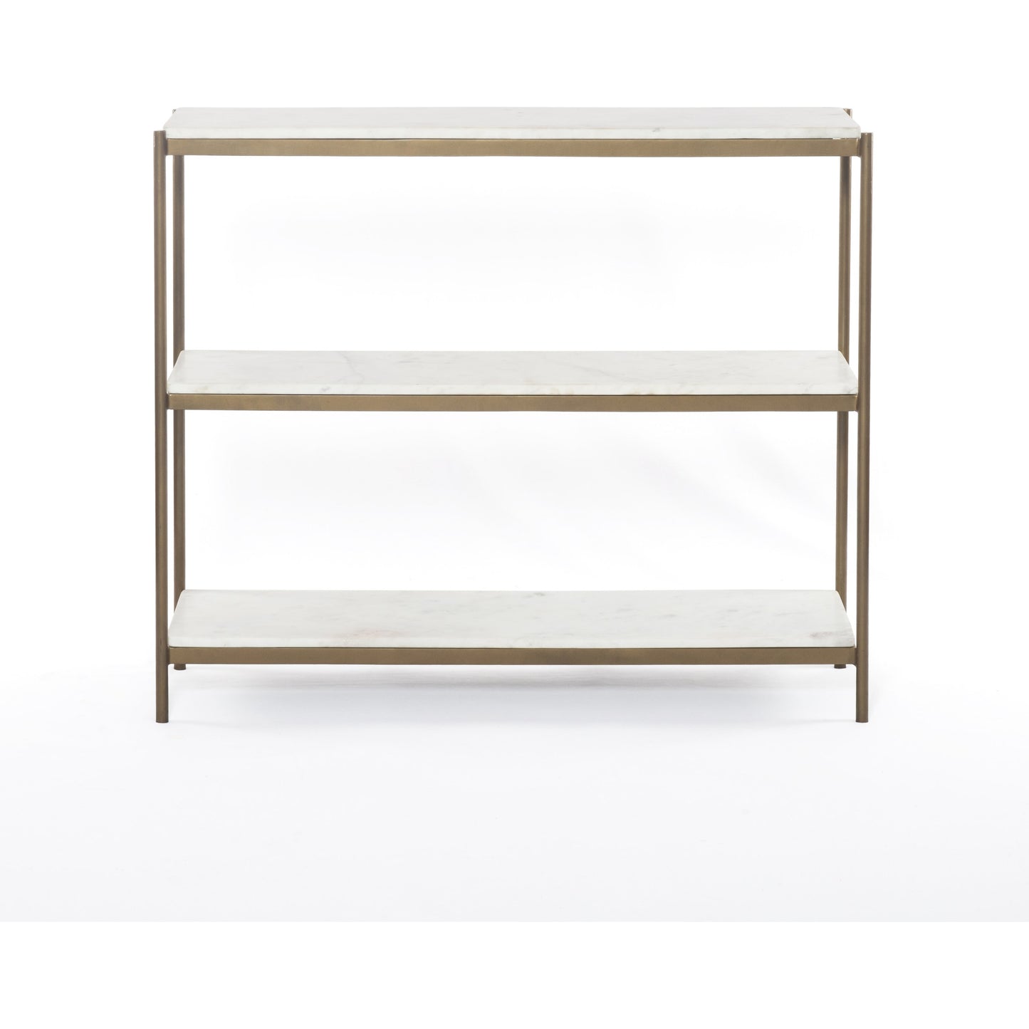 005 SI-1715265 | Additional Silo | Felix Console Table by Four Hands. Made from solid marble, iron in a modern style.