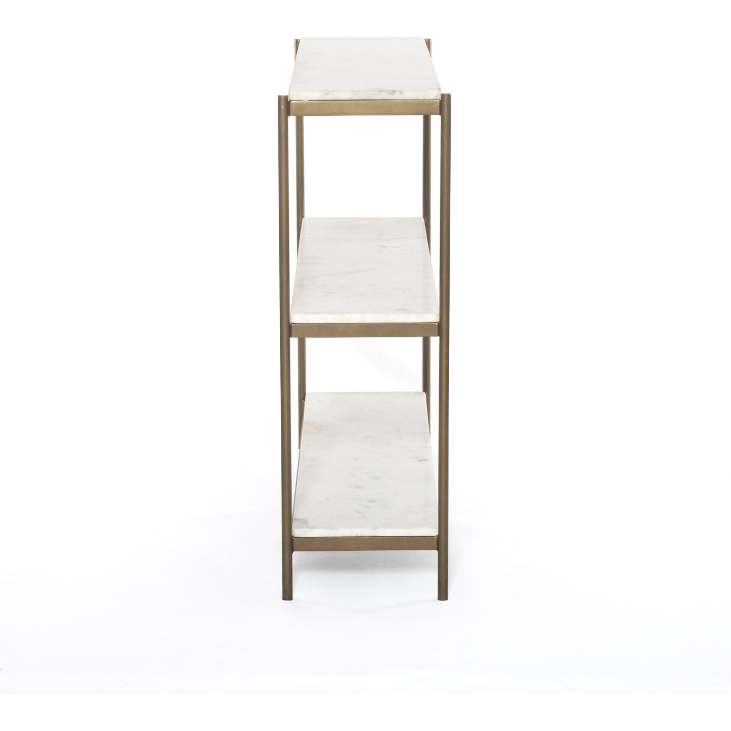 007 SI-1715265 | Additional Silo | Felix Console Table by Four Hands. Made from solid marble, iron in a modern style.