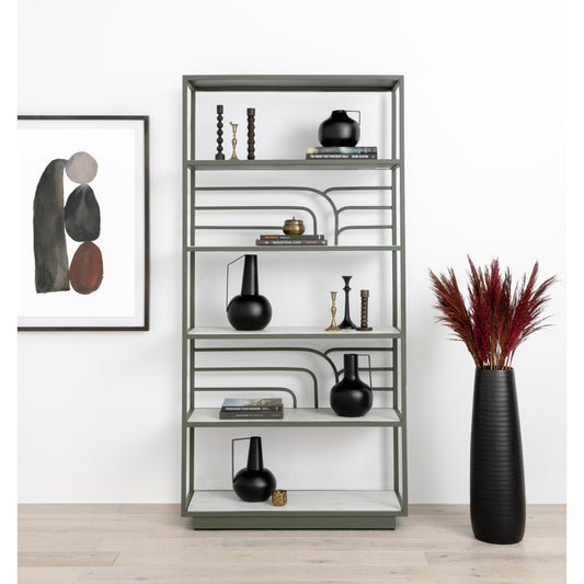 Aleta Vases (Set of 4) by Four Hands in matte black. Made from iron in a eclectic & global style.