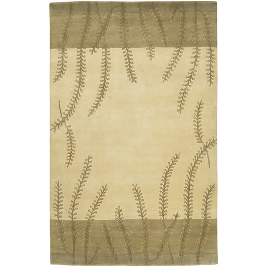 Mugal Rug - 7477 by Surya in beige, brown. Made from 100% semi-worsted new zealand wool in a unique style.