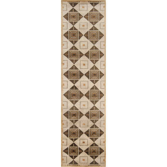 Mugal Rug - 7478 by Surya in beige, brown. Made from 100% semi-worsted new zealand wool in a unique style.