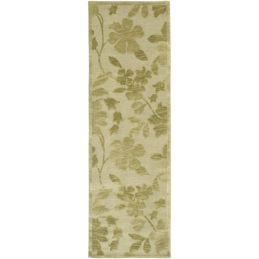 Mugal Rug - 7496 by Surya in sage, beige. Made from 100% semi-worsted new zealand wool in a unique style.