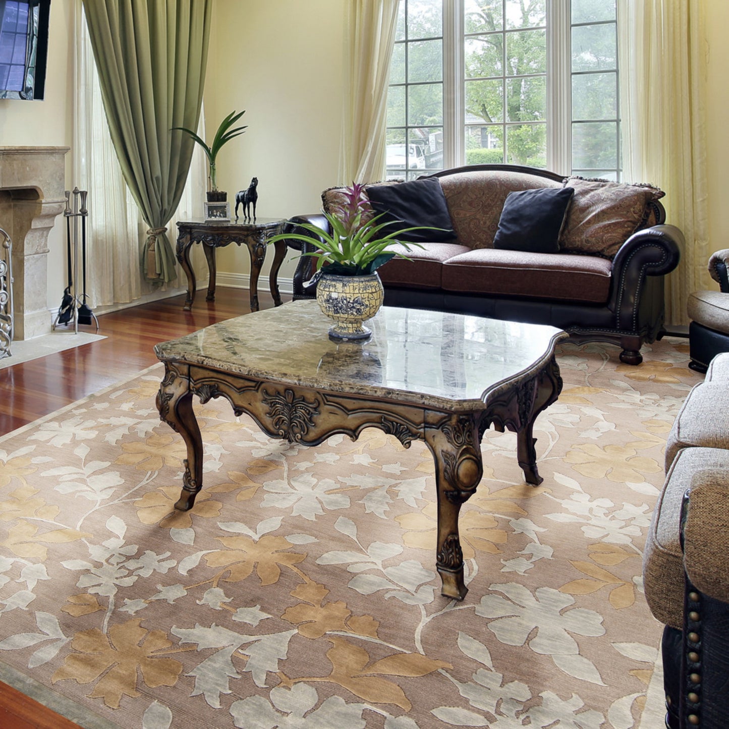 002 23620-3257,23620-3260 | Lifestyle | Mugal Rug - 1085 by Surya in pink. Made from 100% semi-worsted new zealand wool in a unique style.